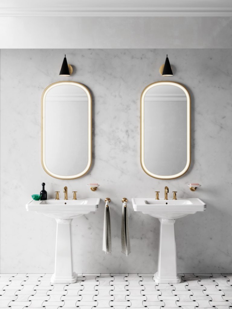 Classic basins on pedestals