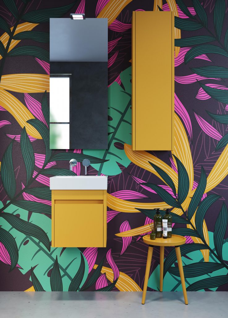 Nubes with mustard furniture