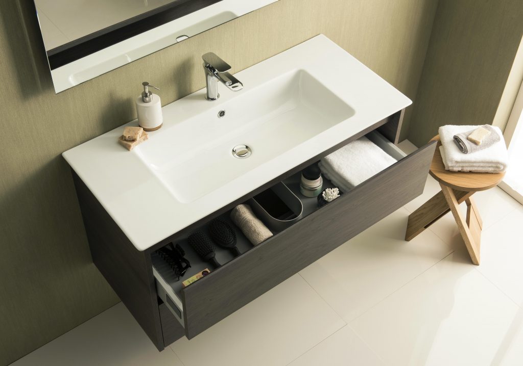 Pura Graphite Oak top view