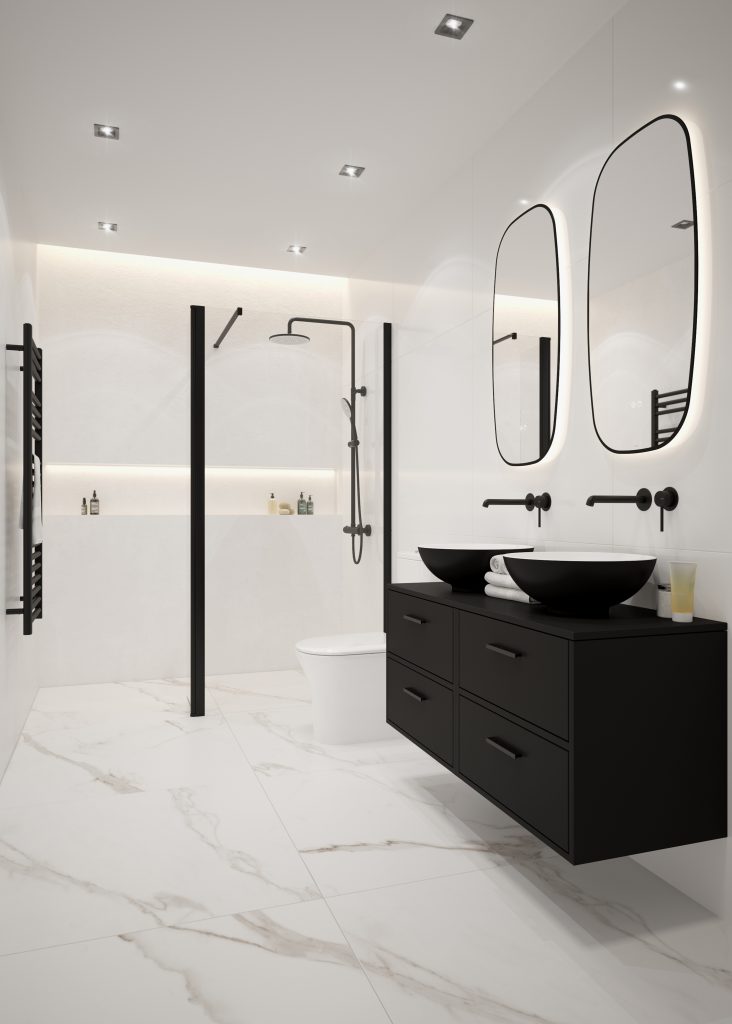 UF0945-FINLAND-WH-Two-Drawers-Countertop-Matt-Black-120