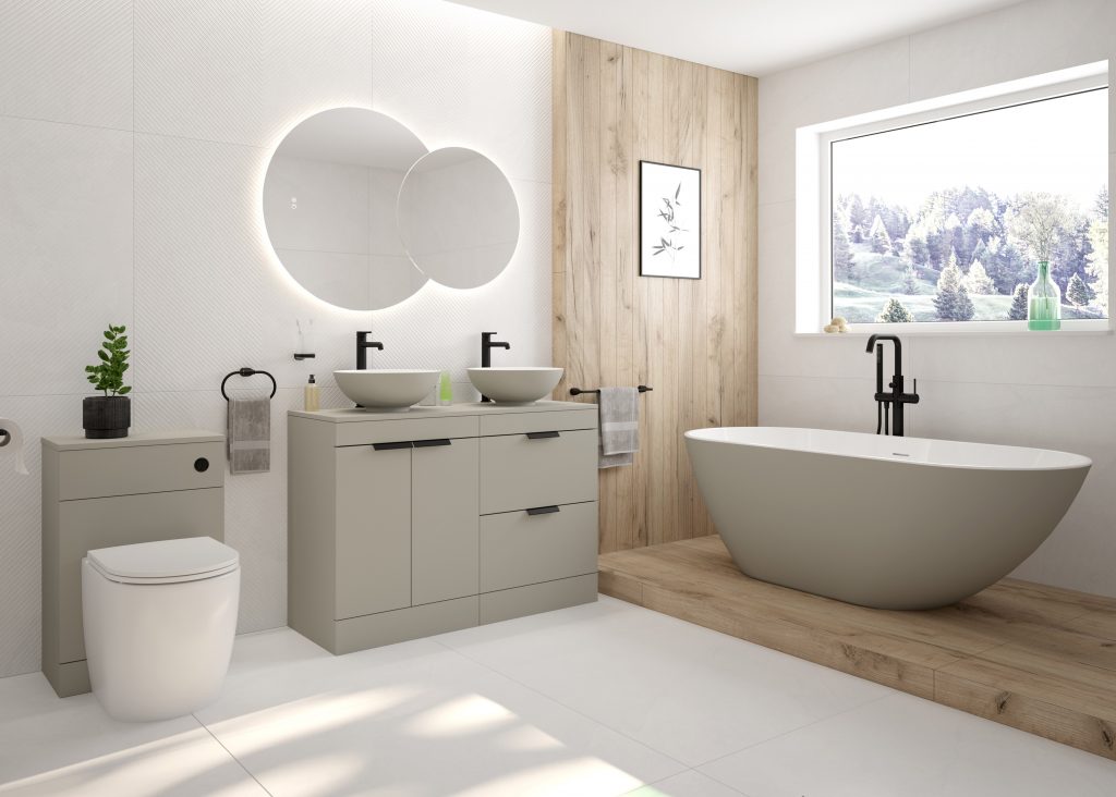 UF1386-STOCKHOLM-FS-Two-Drawers-Two-Doors-Countertop-Khaki-Matt-120-Lifestyle-HiRes