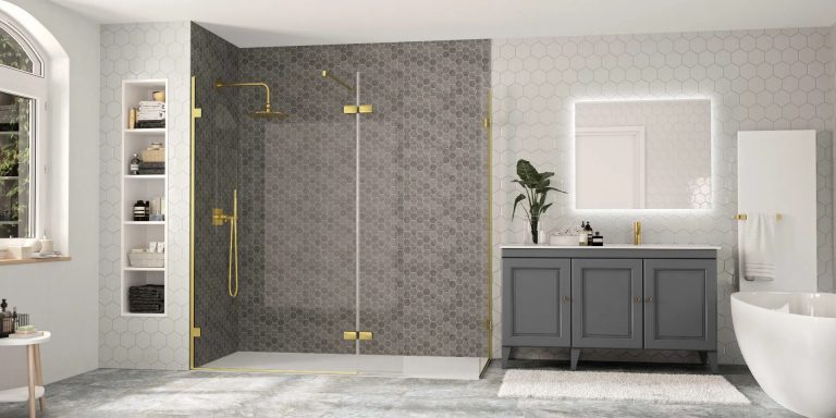ac-wetroom-panel-_-hinge-panel-with-or-without-end-panel-brushed-brass